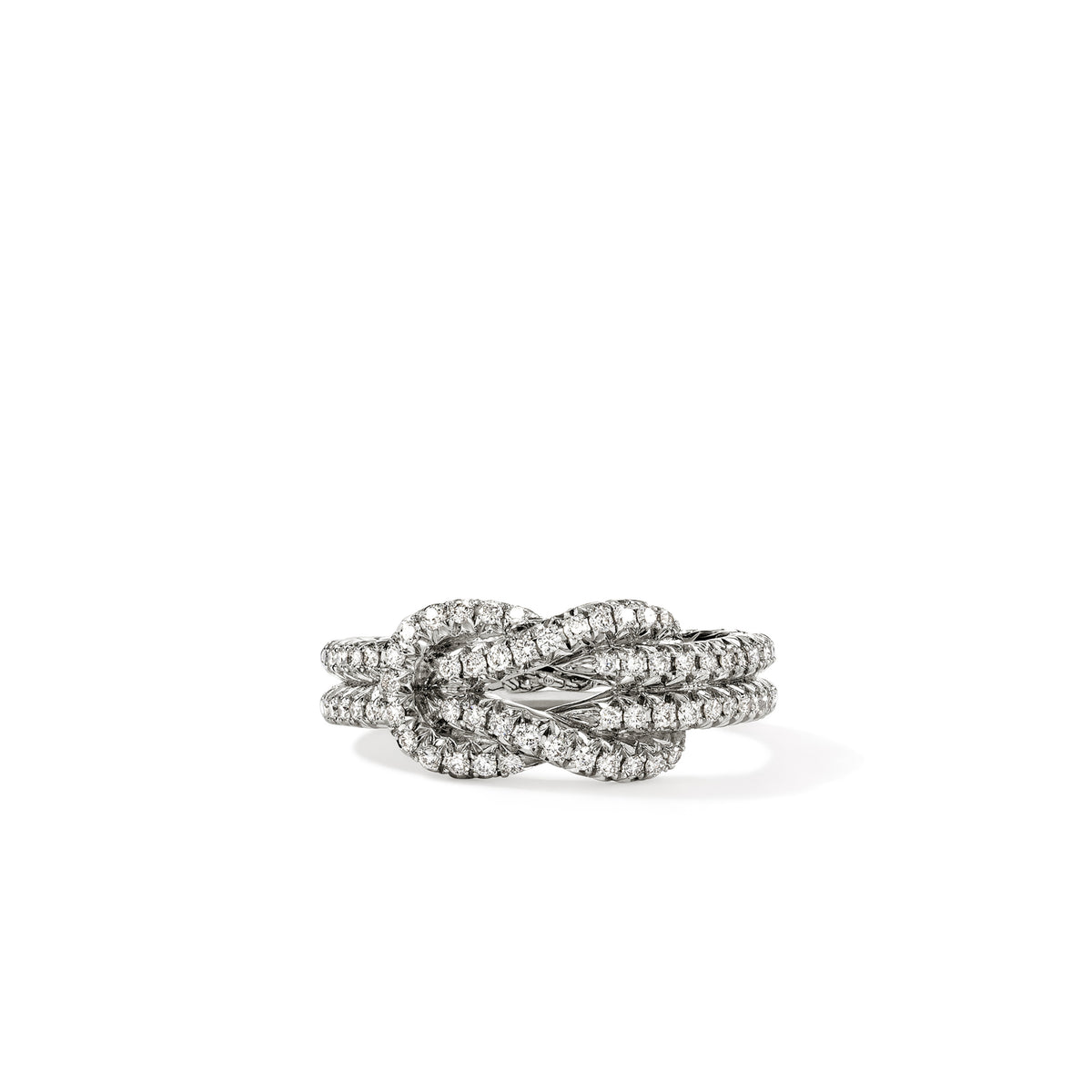 Love Knot Ring, Sterling Silver, Diamonds, by John Hardy Rings John Hardy