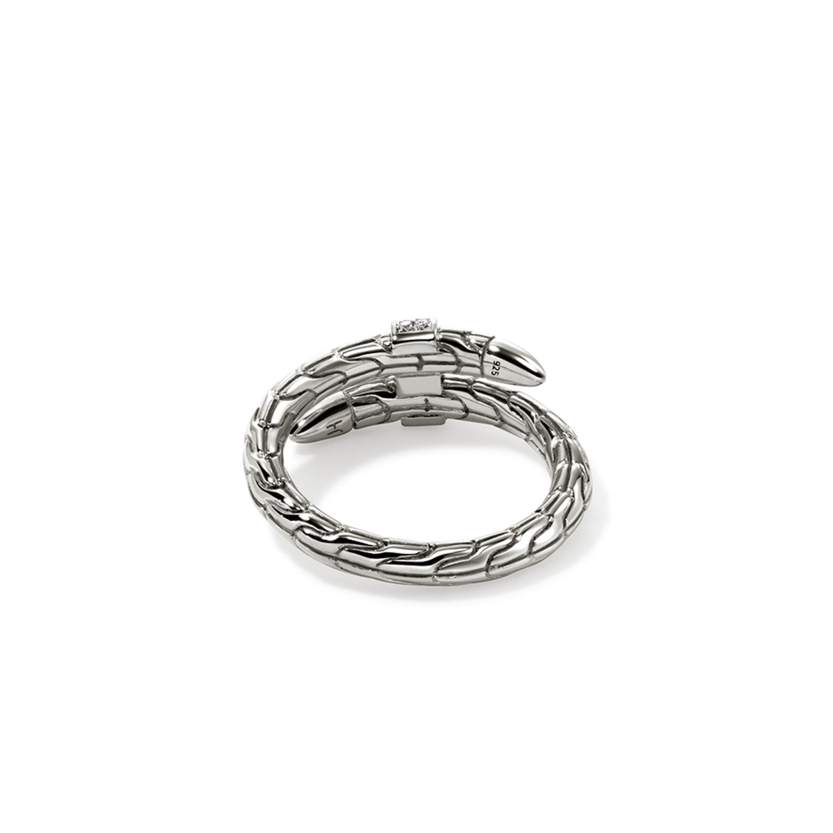 Spear Ring, Silver, Diamonds, Wide, by John Hardy - Alternate View 4
