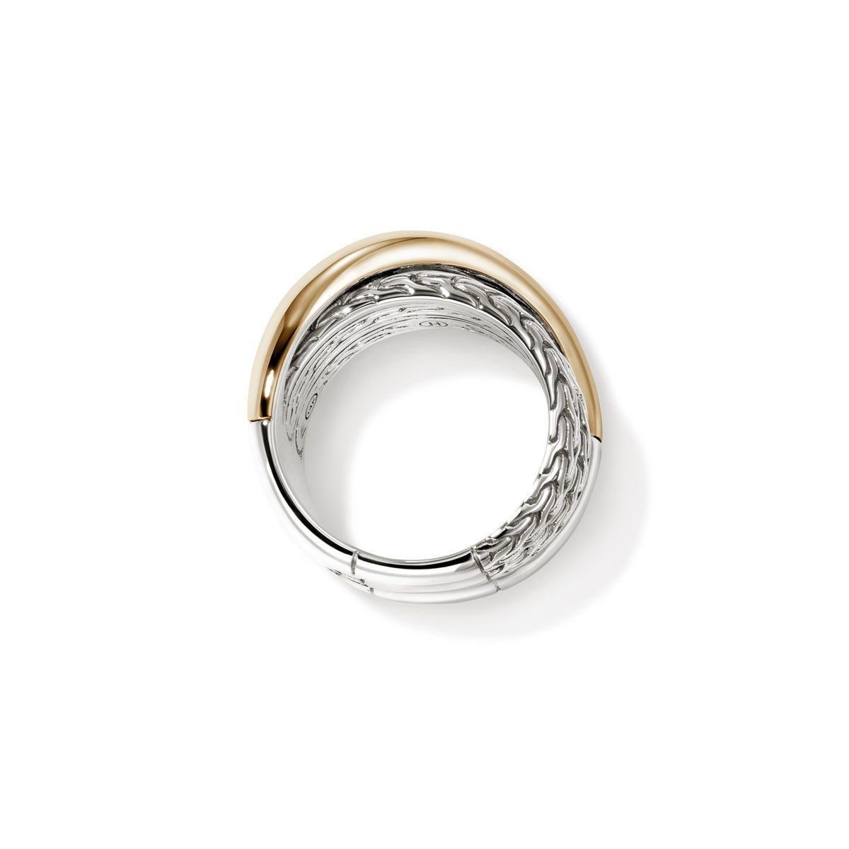 JH Essential Crossover Ring, Gold, Sterling Silver, by John Hardy - Alternate View 5