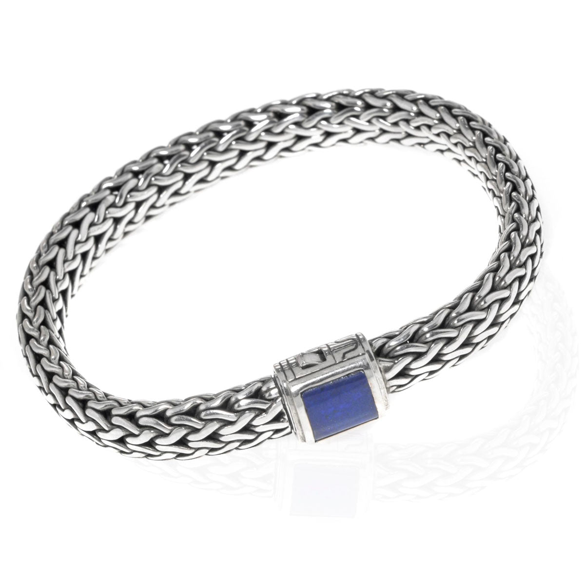 Batu Classic Chain Lapis Blue Lazuli Sterling Silver Bracelet Bracelets John Hardy