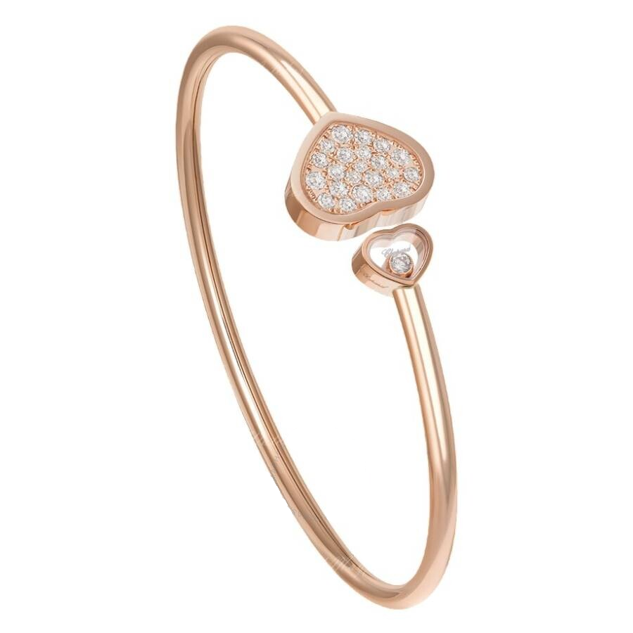 18Kt. Rose Gold Happy Hearts Bangle Bracelet Bracelets Chopard