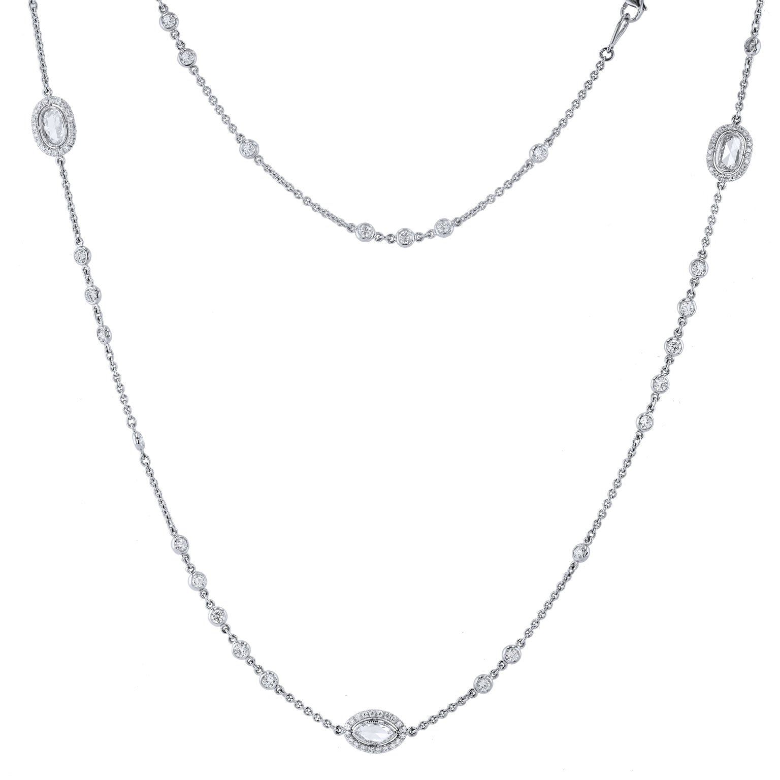 H&amp;H Diamonds By The Yard Long Necklace Necklaces H&amp;H Jewels