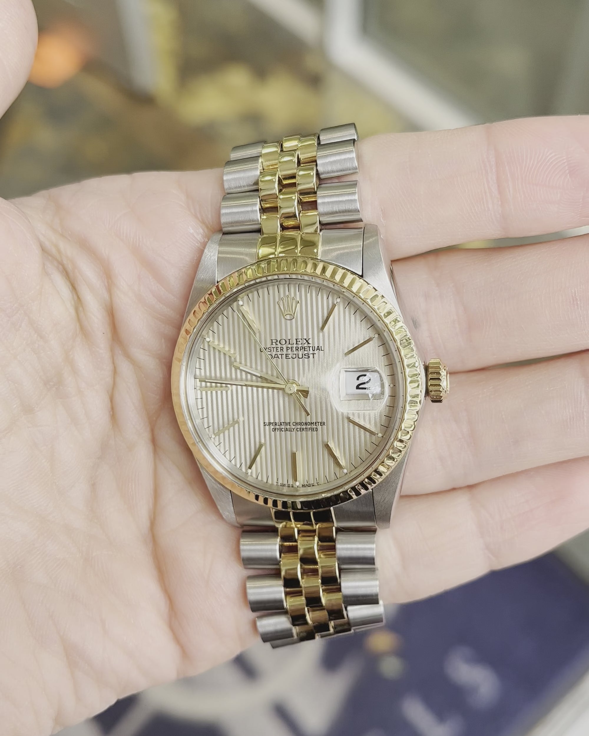 Rolex Datejust Two-tone 36mm Estate Watch Watches Estate & Vintage