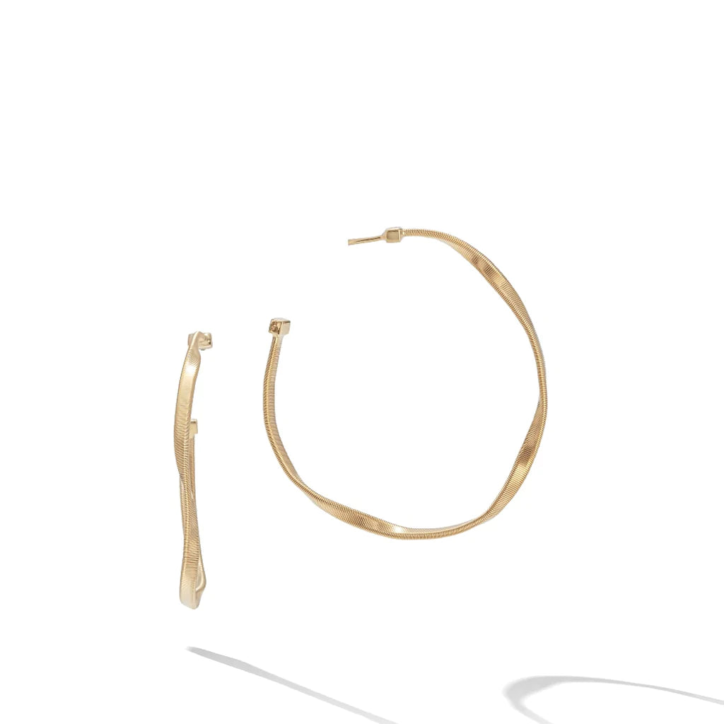 18kt Yellow Gold Marrakech Collection Medium Hoop Earrings Earrings Marco Bicego