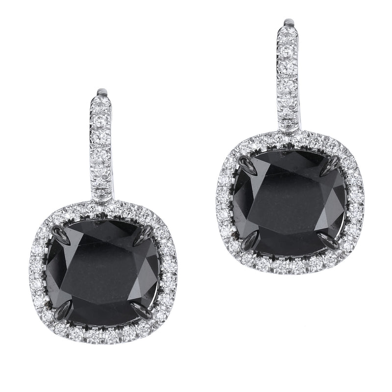 Women's Black Drop Earring Earrings H&H Jewels