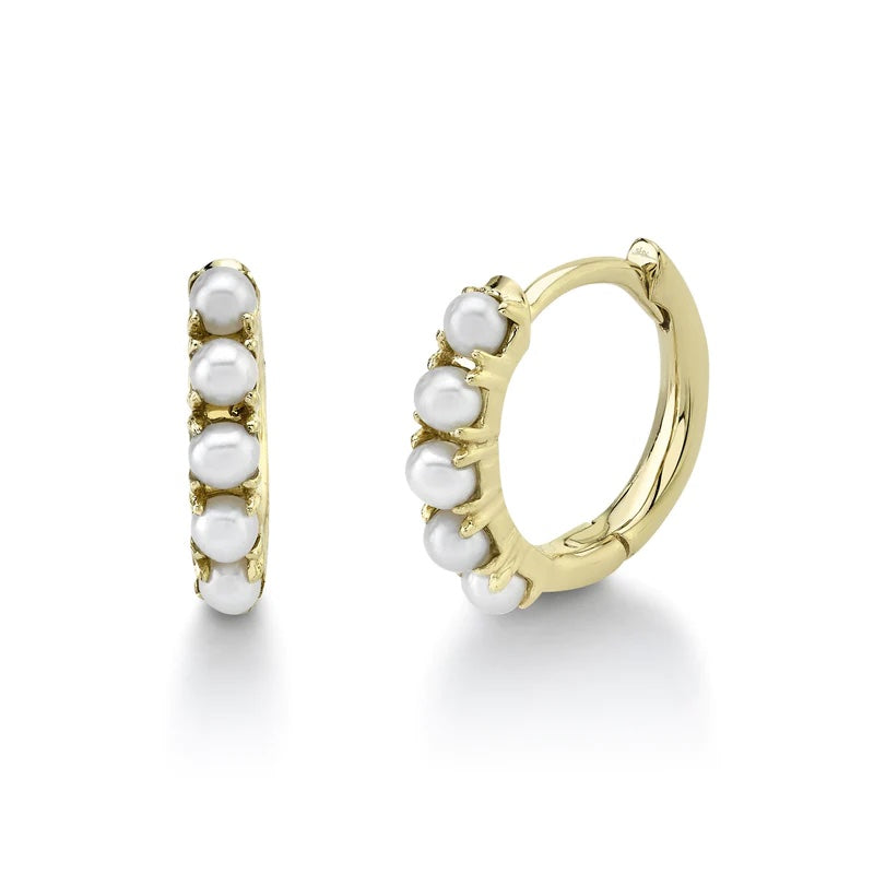 Cultured Pearl Huggie Earrings Earrings Gift Giving
