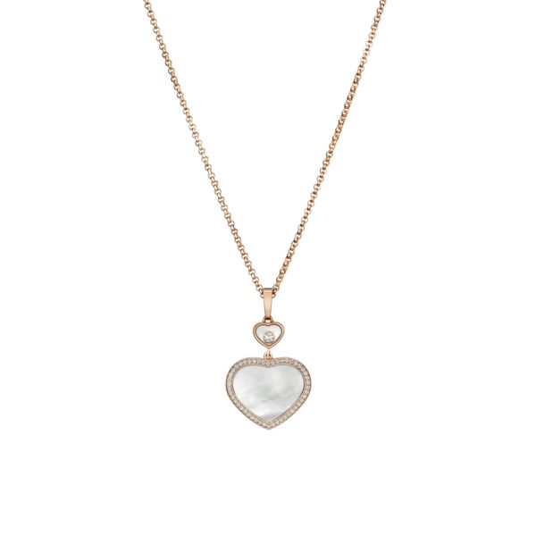 Happy Heart Mother of Pearl Heart Pendant Watches Chopard