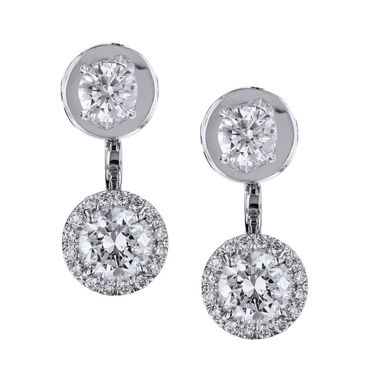 Detachable Diamond Studs  H&H Jewels