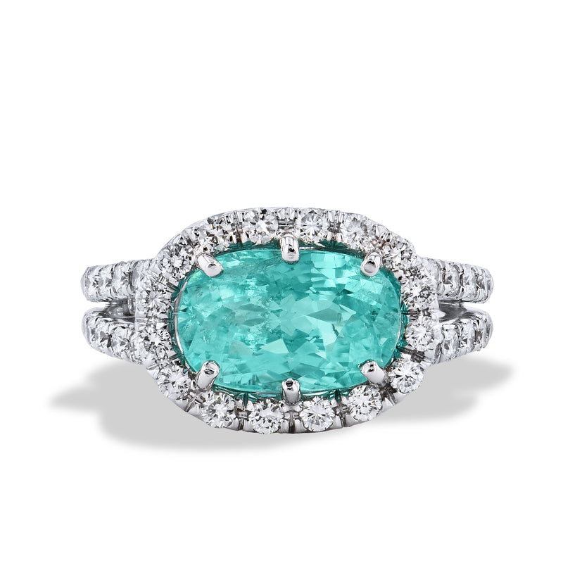 Rare Paraiba Ring Rings H&H Jewels