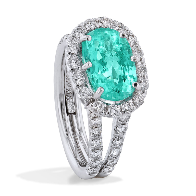 Rare Paraiba Ring Rings H&H Jewels