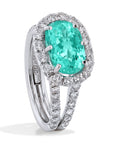 Rare Paraiba Ring Rings H&H Jewels