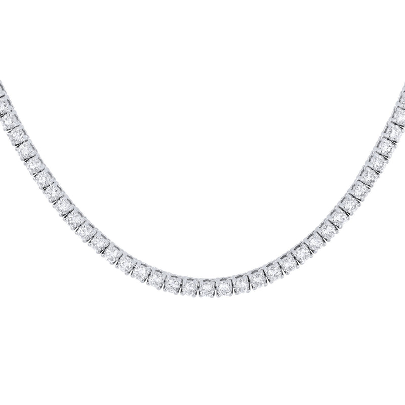 18kt Diamond Riviera Necklace Necklaces H&H Jewels