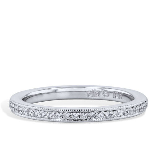 0.12 Carat Diamond Pave Band Ring Rings H&H Jewels