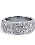 Diamond Pave Band Ring Rings H&H Jewels
