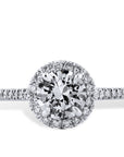 Round Brillant Cut Diamond Engagement Ring Rings H&H Jewels
