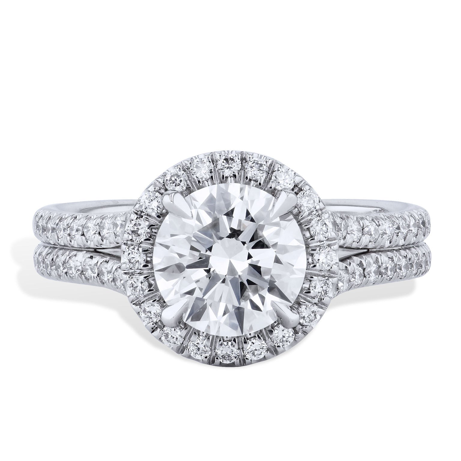 1.56 Carat Diamond Engagement Ring Engagement Rings H&amp;H Jewels