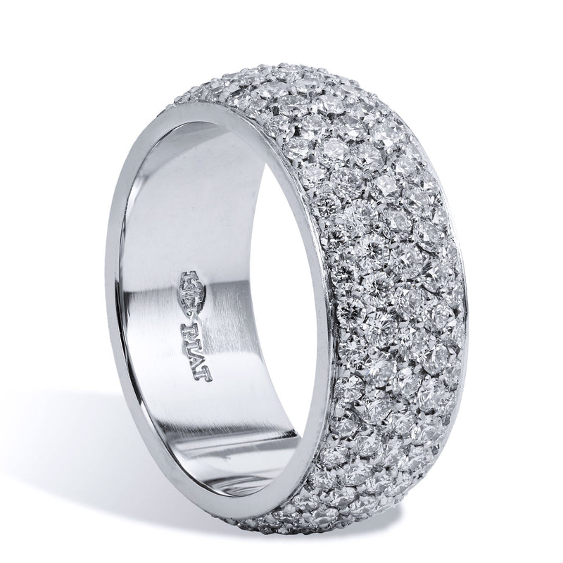 Diamond Pave Band Ring Rings H&H Jewels