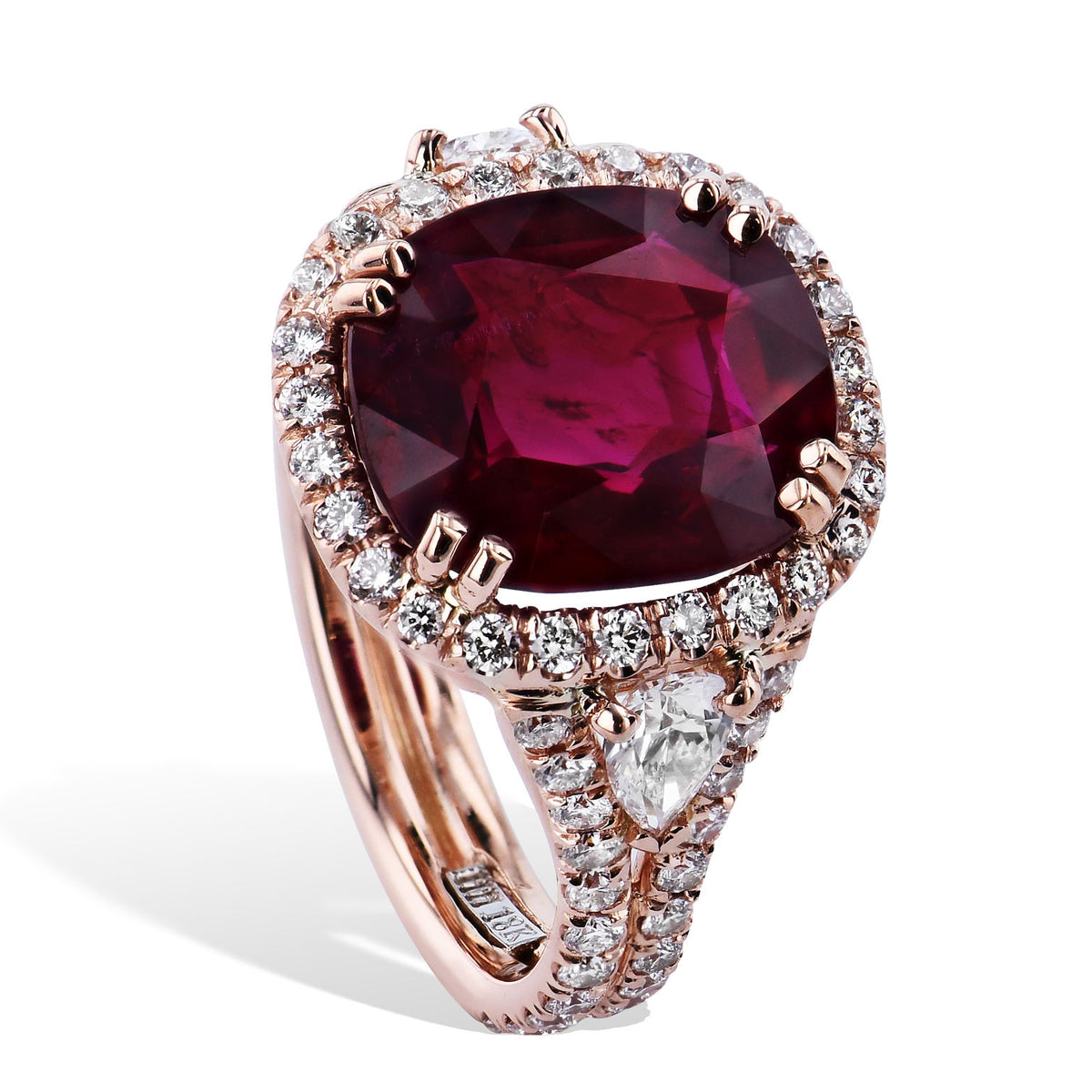 Rose Gold Ruby Ring - Alternate View 2