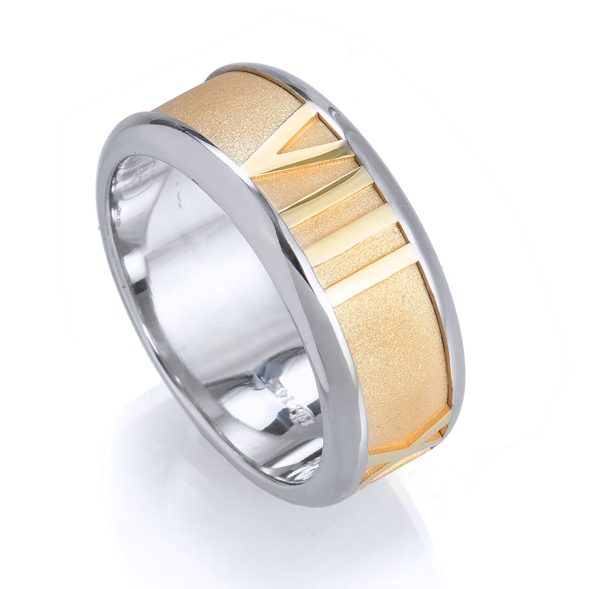 His And Her Roman Numeral Band Rings Rings H&H Jewels