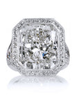 Large Cushion Cut Diamond Engagement Rings H&H Jewels