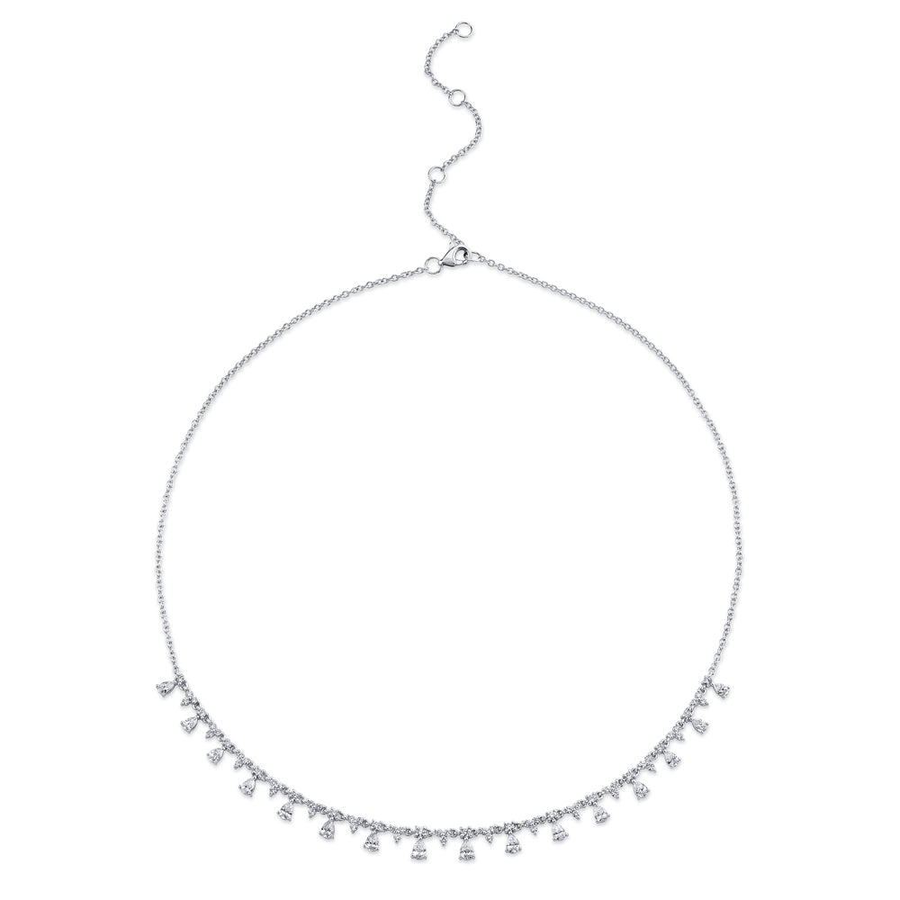 2.12ct White Gold Diamond Necklace Necklaces Shy Creation