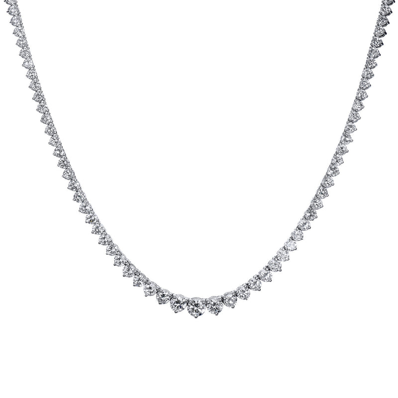 Graduated Diamond Riviera Necklace Necklaces H&H Jewels