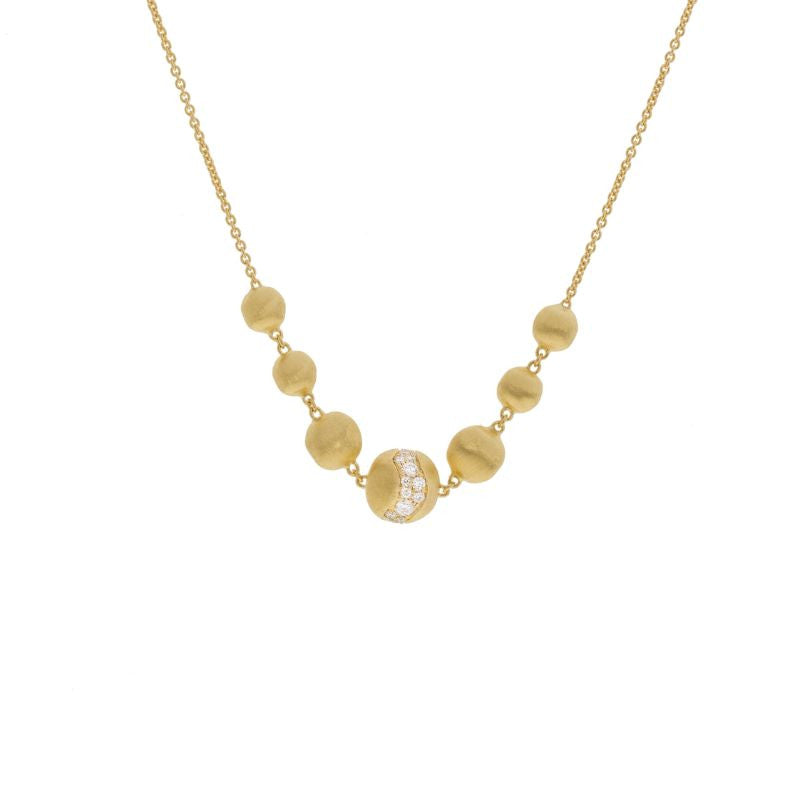 18kt Yellow Gold Constellation Diamond Africa Collection Necklace Necklaces Marco Bicego