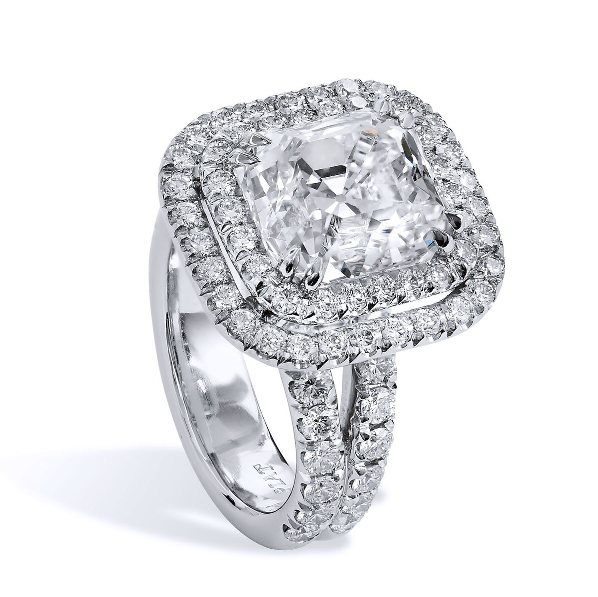 Split Shank Diamond Engagement Ring - Alternate View 1
