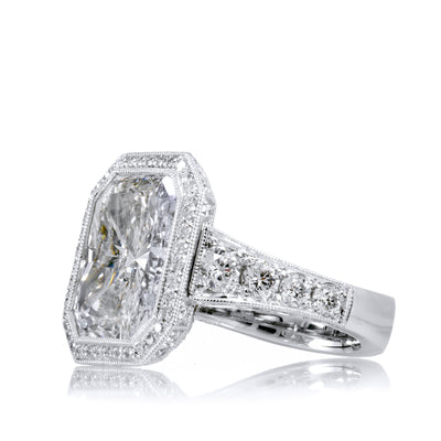 Large Cushion Cut Diamond Engagement Rings H&H Jewels